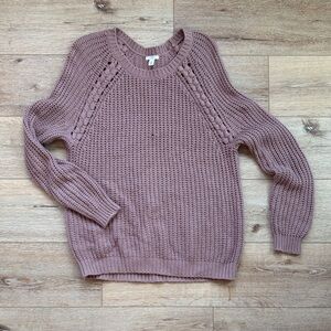 BP Mauve Knit Sweater